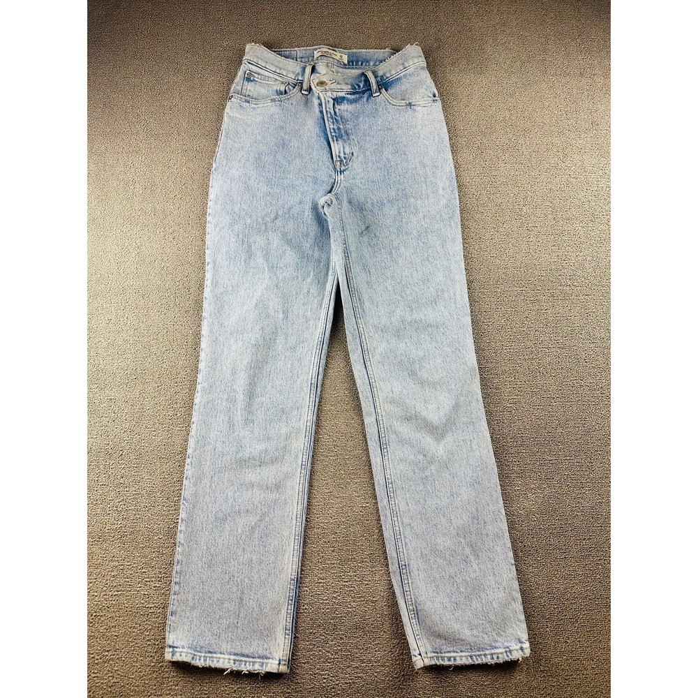 Abercrombie Fitch Jeans Women 26 Blue The '90s Straight Ultra High Rise Normcore